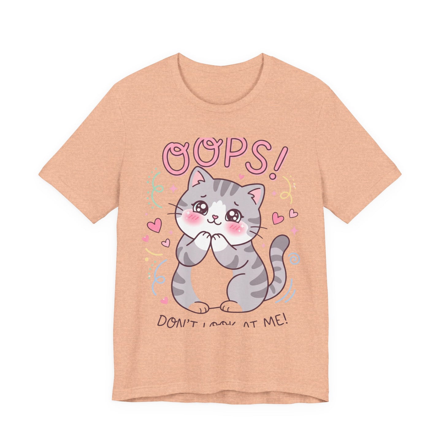 Oops! Don’t Blame Me Cute Kitten T-Shirt