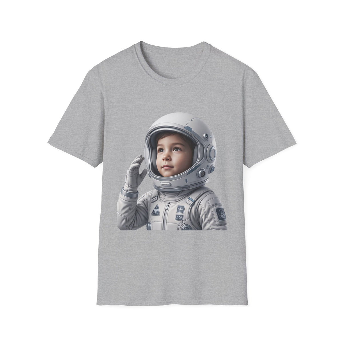 Astronaut Kid T-Shirt — Cute Space Helmet Graphic Tee for Space Lovers