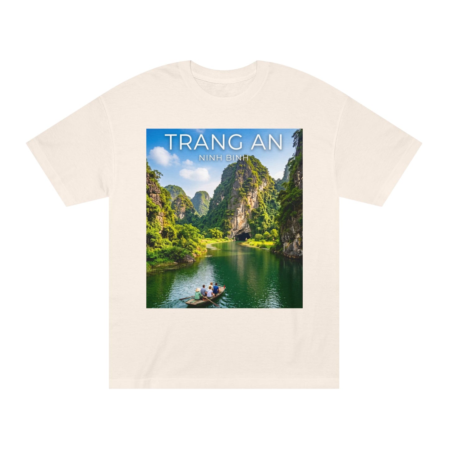 Trang An Vietnam Scenic Tee — Ninh Binh Travel Poster T-Shirt