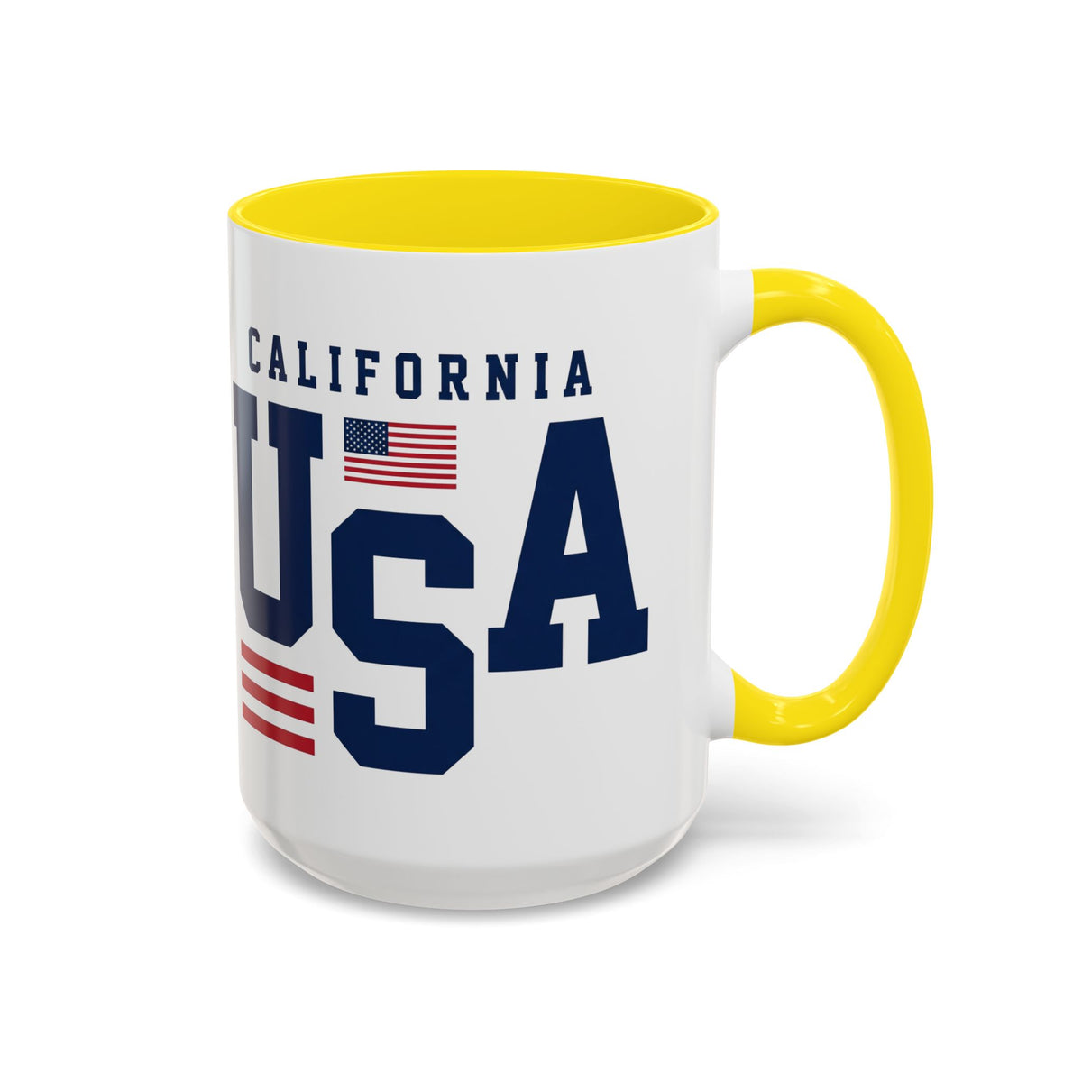 USA California Coffee Mug — Patriotic Accent 11/15oz