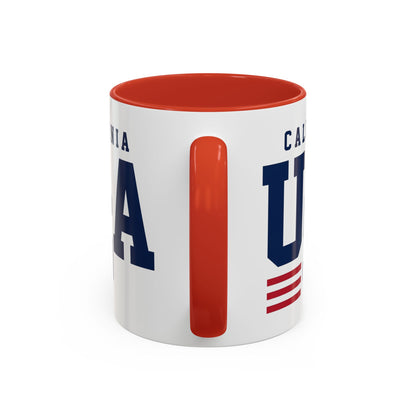 USA California Coffee Mug — Patriotic Accent 11/15oz