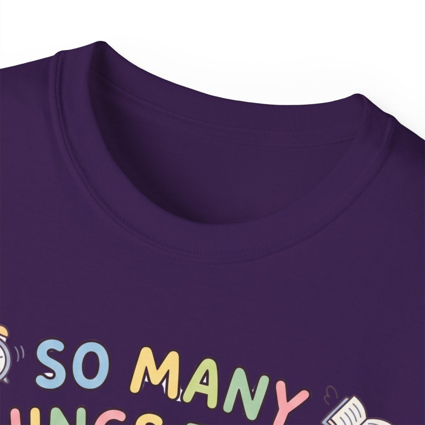 So Many Things To Do! Cat T-Shirt — Cute Stressed Kitty Graphic Tee