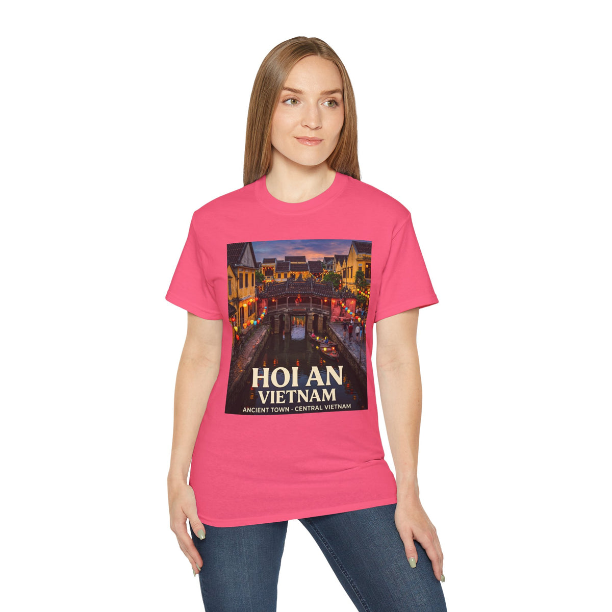 Hoi An Vietnam Travel T-Shirt — Ancient Town Night Scene Tee