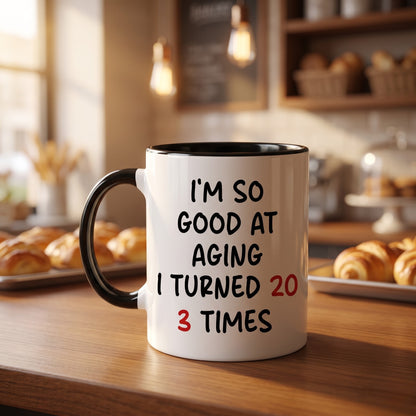 60th Birthday Gifts For Men, Gifts For 60 Year Old Man, Sixty 1966 Gift, Funny Birthday Gift, 60 Year Old Cup, Turning 60 Present Cup, 60th Birthday Coffee Mug for Wife, Sister, Daughter, Friend