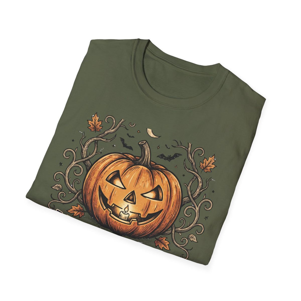 Halloween Pumpkin T-Shirt — Haunted Harvest "Halloween Nights" Graphic Tee