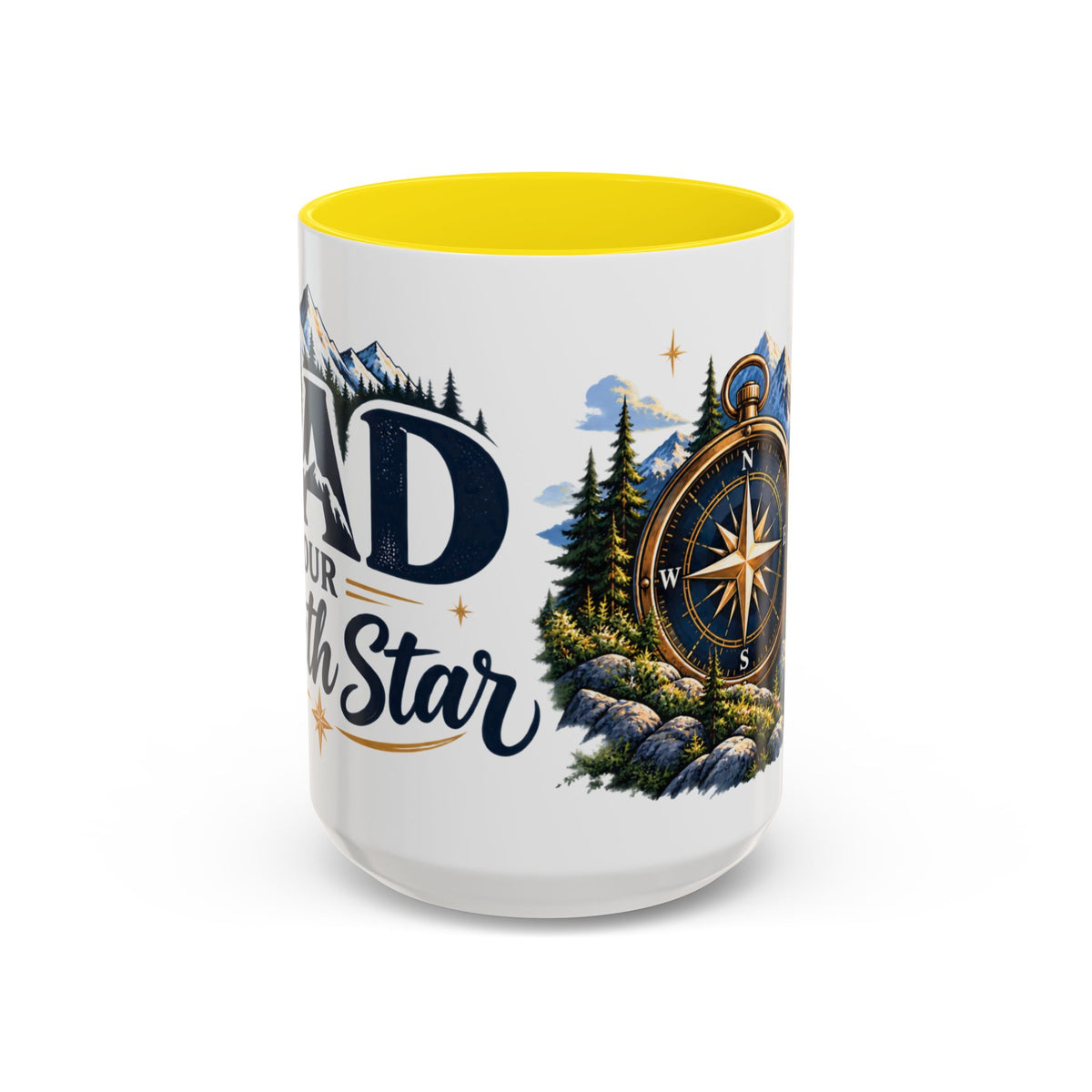 Adventure Compass Mountain Coffee Mug