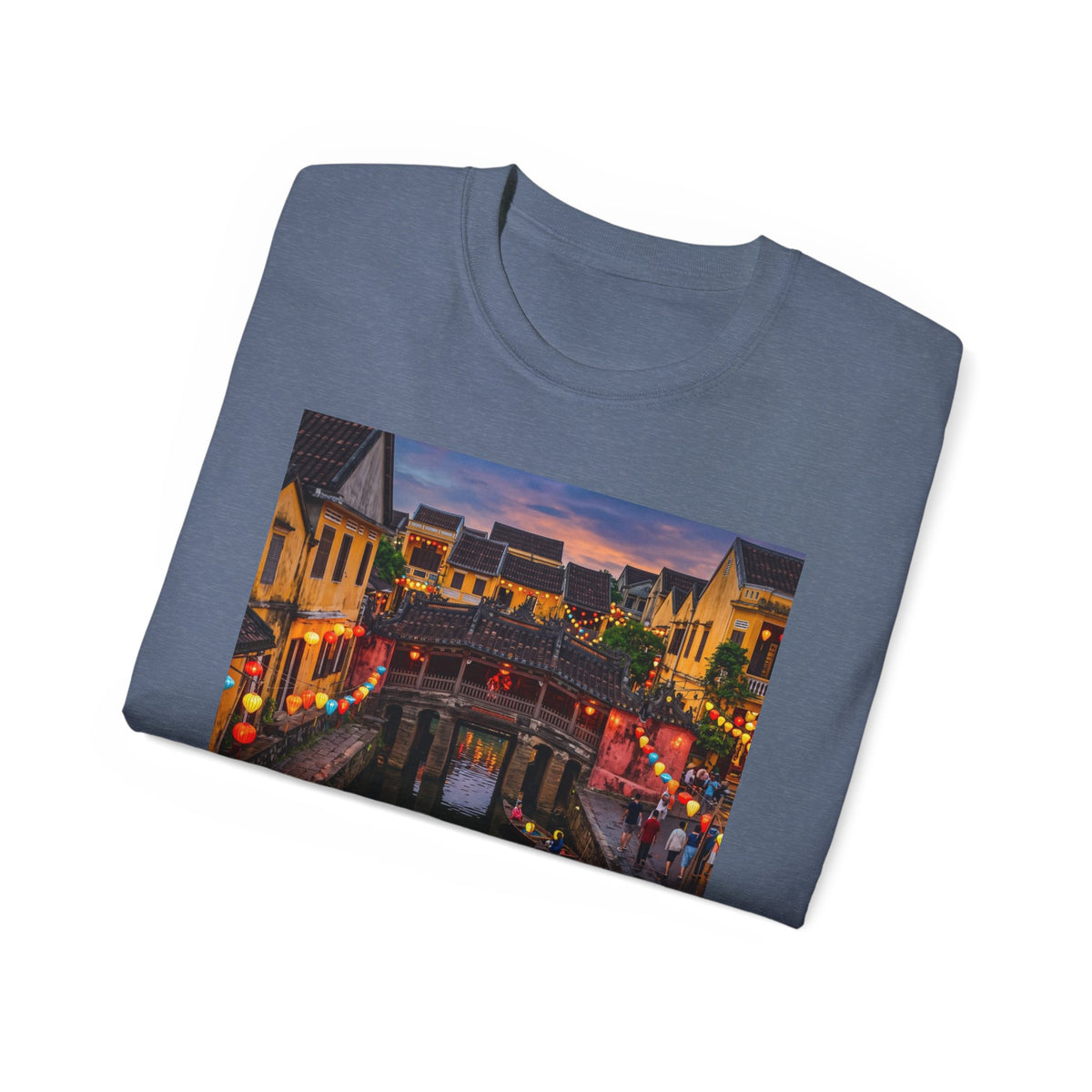 Hoi An Vietnam Travel T-Shirt — Ancient Town Night Scene Tee