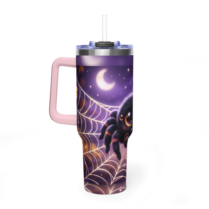 40oz Spider Web Moon Tumbler