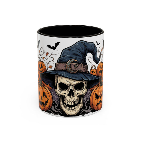 Halloween Skull & Jack-o'-Lantern Mug (11oz/15oz)