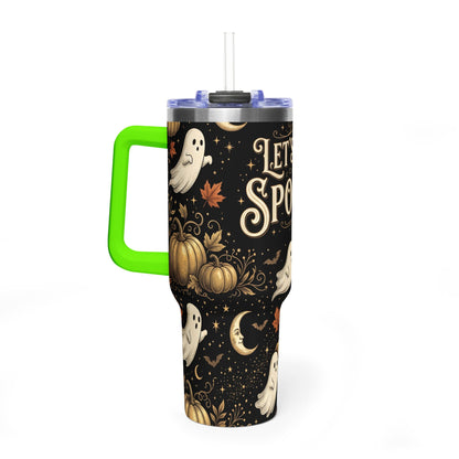 Let’s Get Spooky Halloween Ghosts 40oz Tumbler