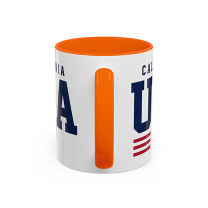 USA California Coffee Mug — Patriotic Accent 11/15oz
