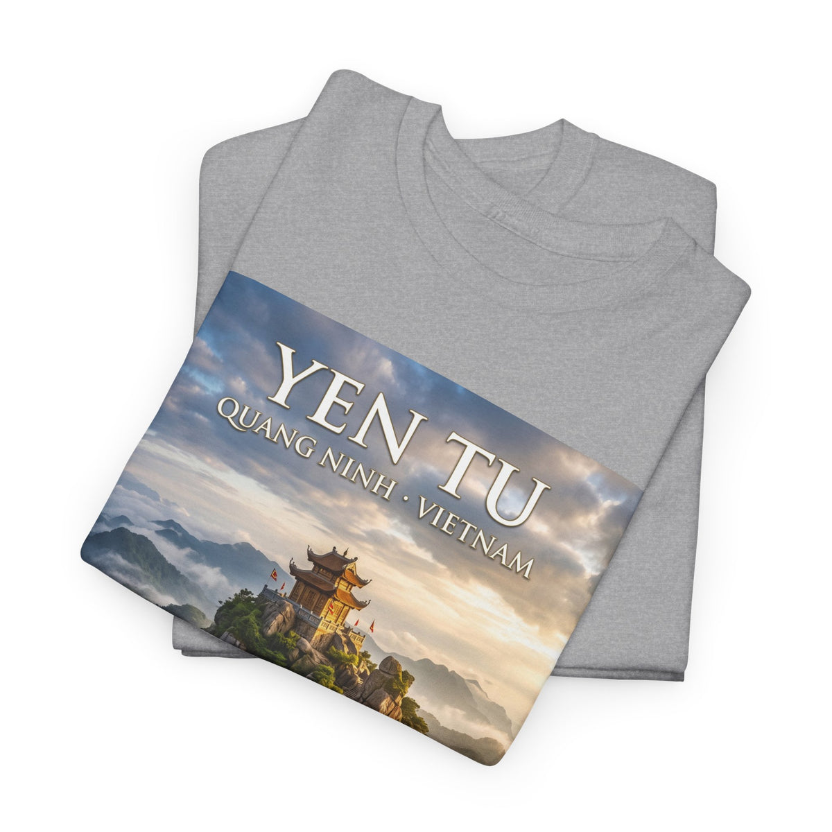 Yen Tu Mountain Scenic Tee – 'YEN TU: Listen to the Silence' Travel Photography T-Shirt