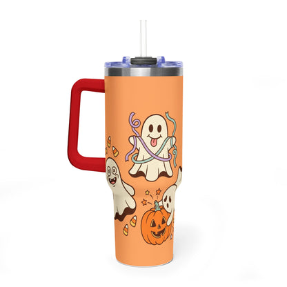 Spooky But Cute Halloween Ghosts 40oz Thermal Tumbler