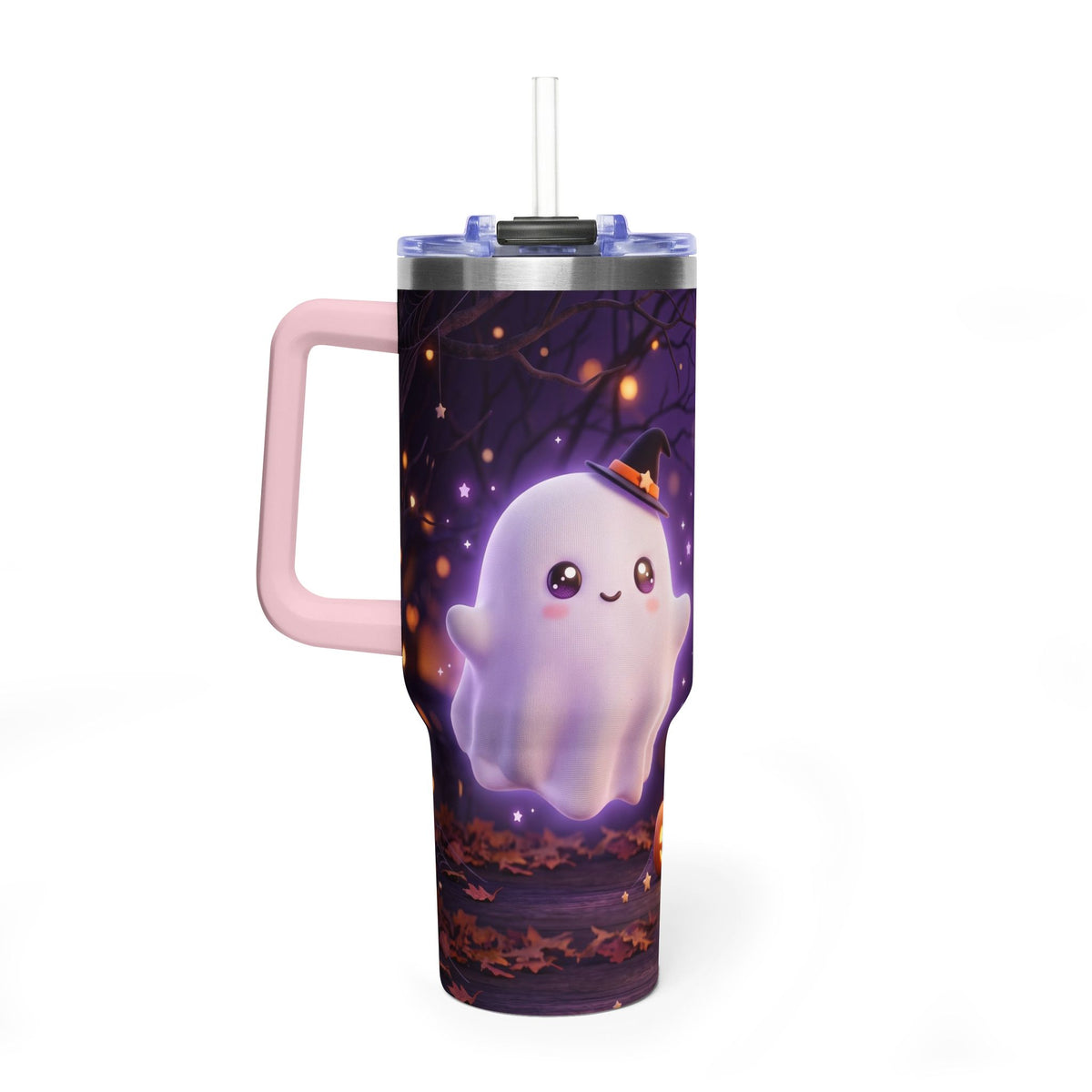 Cute Halloween Ghost 40oz Vacuum Thermal Tumbler