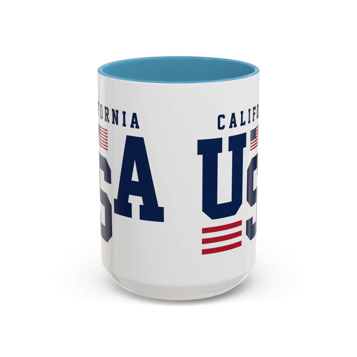 USA California Coffee Mug — Patriotic Accent 11/15oz