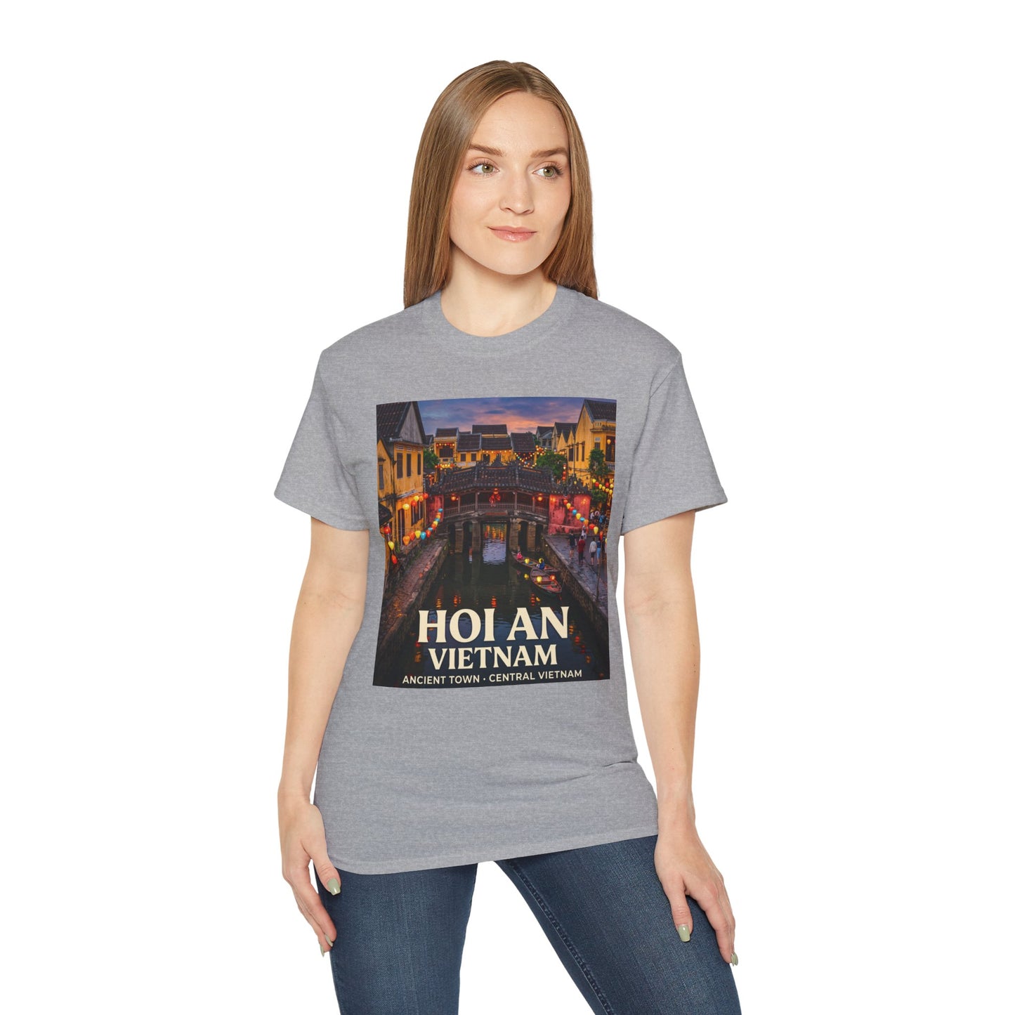 Hoi An Vietnam Travel T-Shirt — Ancient Town Night Scene Tee