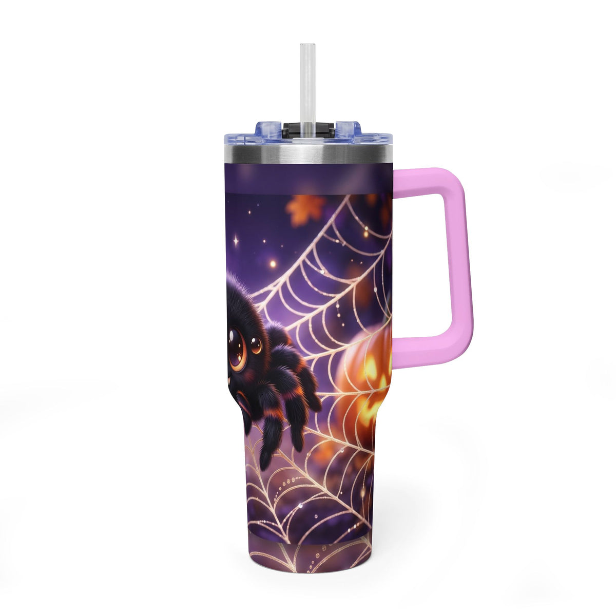 40oz Spider Web Moon Tumbler