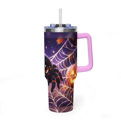 40oz Spider Web Moon Tumbler