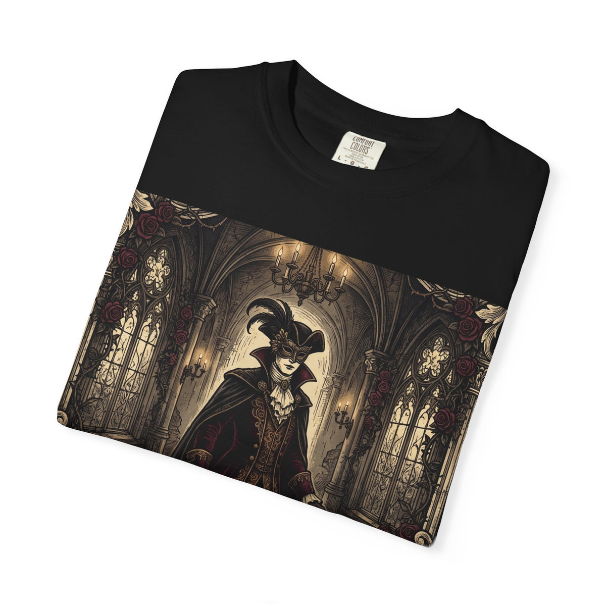 Midnight Masquerade T‑Shirt — Gothic Masquerade Ball Design
