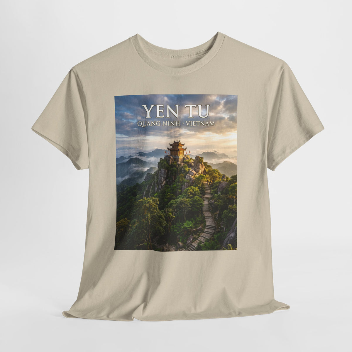 Yen Tu Mountain Scenic Tee – 'YEN TU: Listen to the Silence' Travel Photography T-Shirt