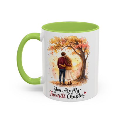 You Are My Favorite Chapter Romantic Autumn Coffee Mug