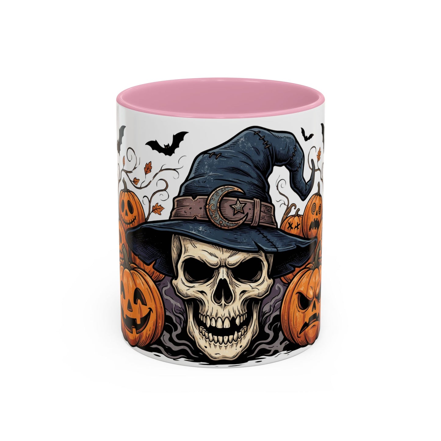 Halloween Skull & Jack-o'-Lantern Mug (11oz/15oz)