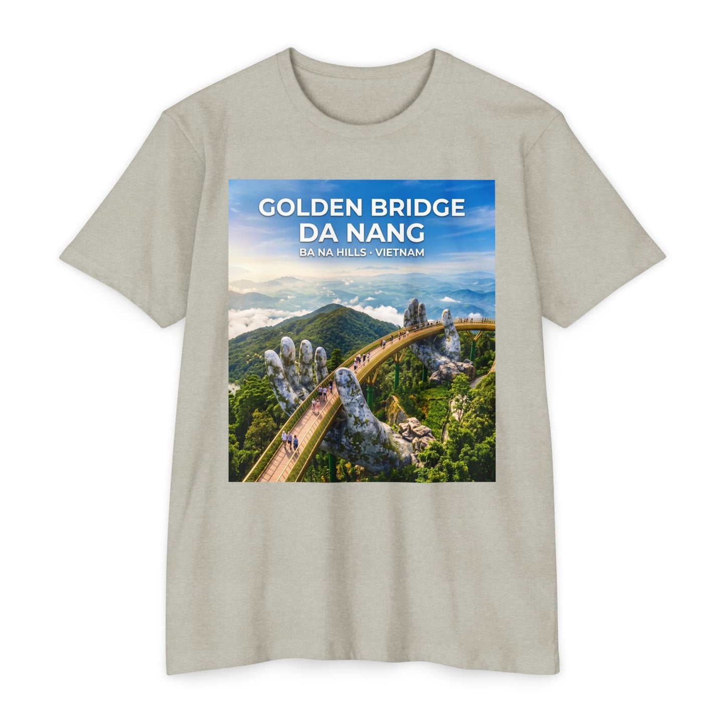 Golden Bridge Da Nang T-Shirt — Vietnam Travel Souvenir Tee