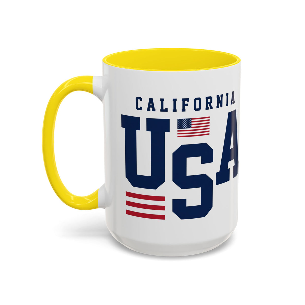 USA California Coffee Mug — Patriotic Accent 11/15oz