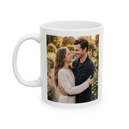 Personalized Photo Ceramic Mug (11oz & 15oz) — Custom Memory Coffee Cup