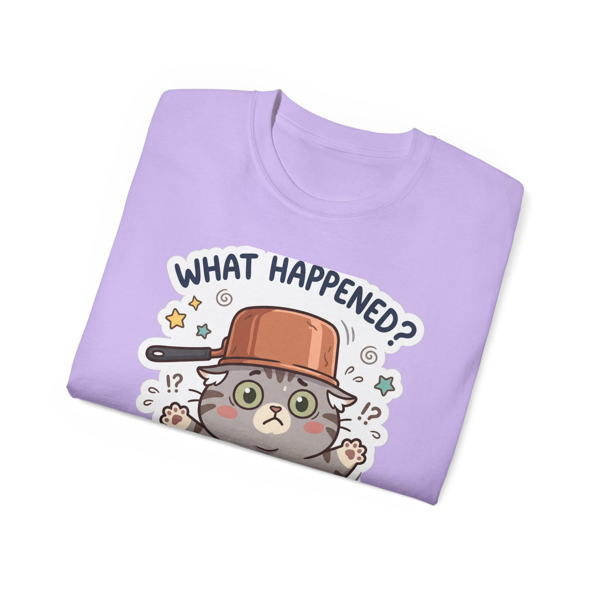 What Happened? Cute Kitten Graphic Tee