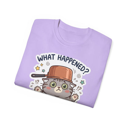 What Happened? Cute Kitten Graphic Tee