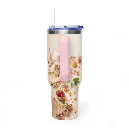 You Make Life Peachy Cat 40oz Travel Tumbler