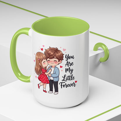 You Are My Little Forever Romantic Couple Coffee Mug