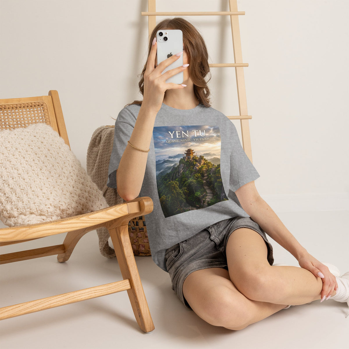 Yen Tu Mountain Scenic Tee – 'YEN TU: Listen to the Silence' Travel Photography T-Shirt