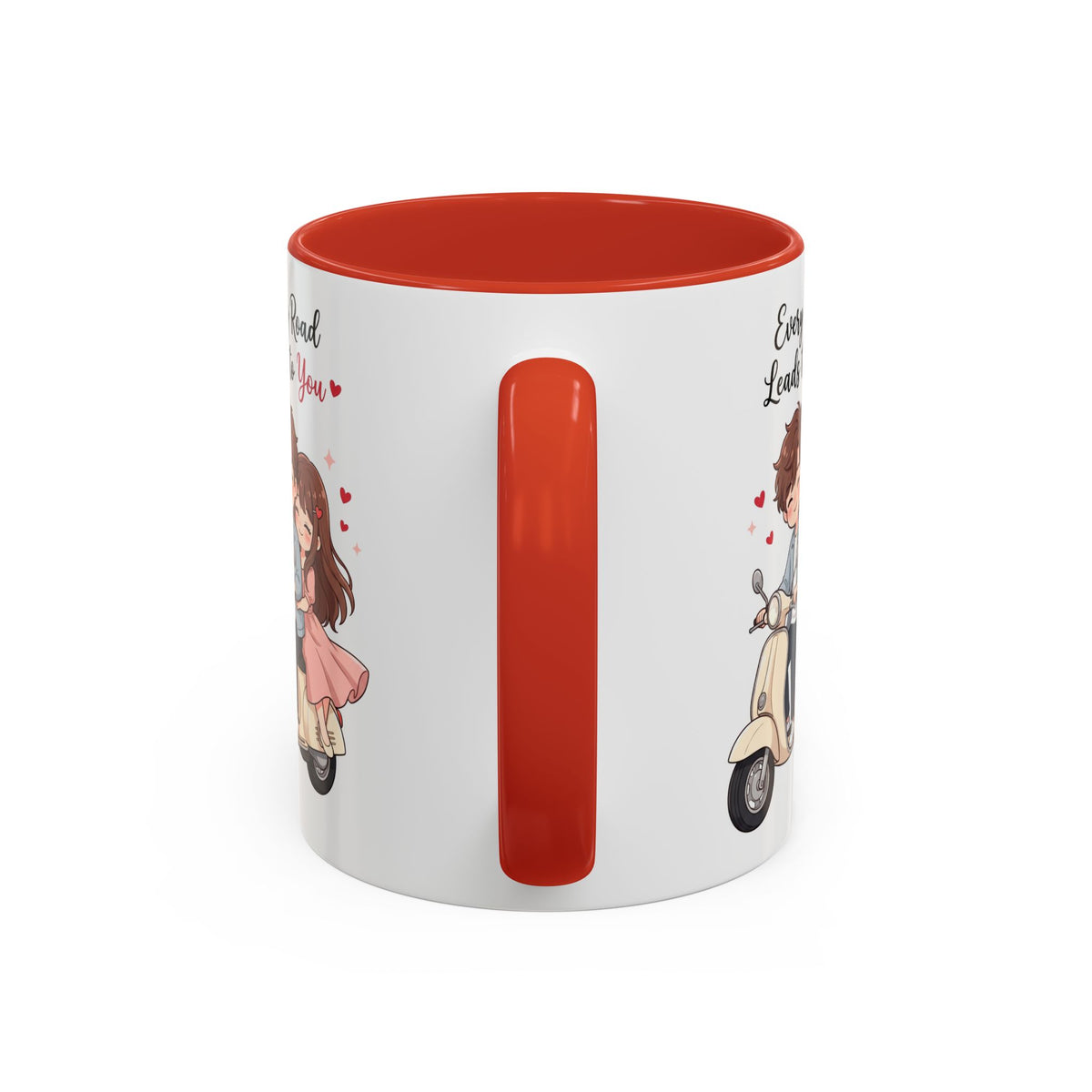 Every Road Leads to You Romantic Couple Coffee Mug