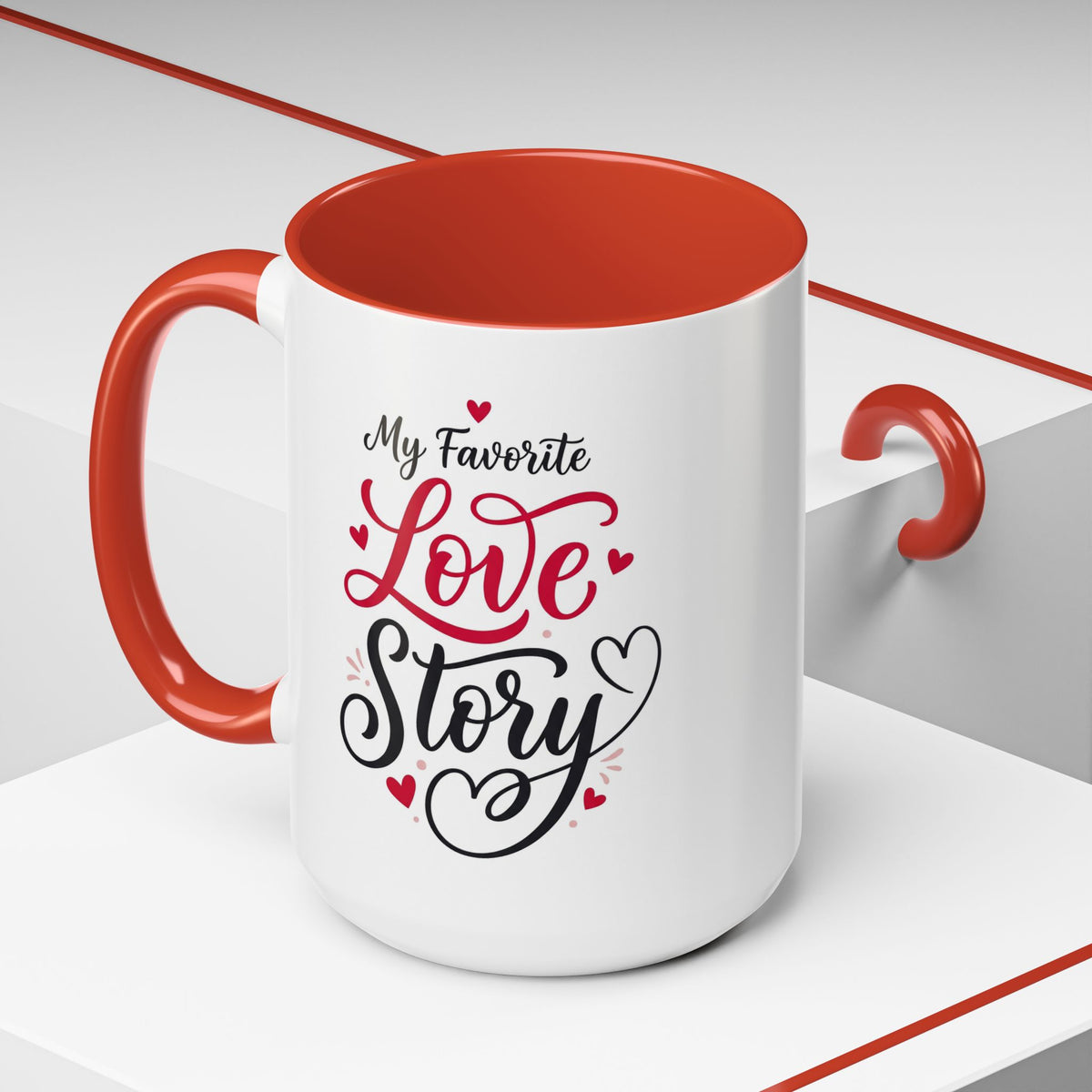 My Favorite Love Story Romantic Coffee Mug