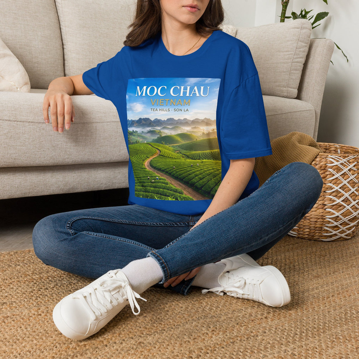 Moc Chau Vietnam Tee – Tea Hills of Son La Scenic Travel T-Shirt