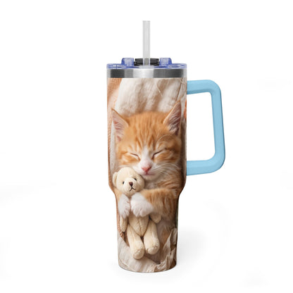 Cat Lover 40oz Thermal Tumbler