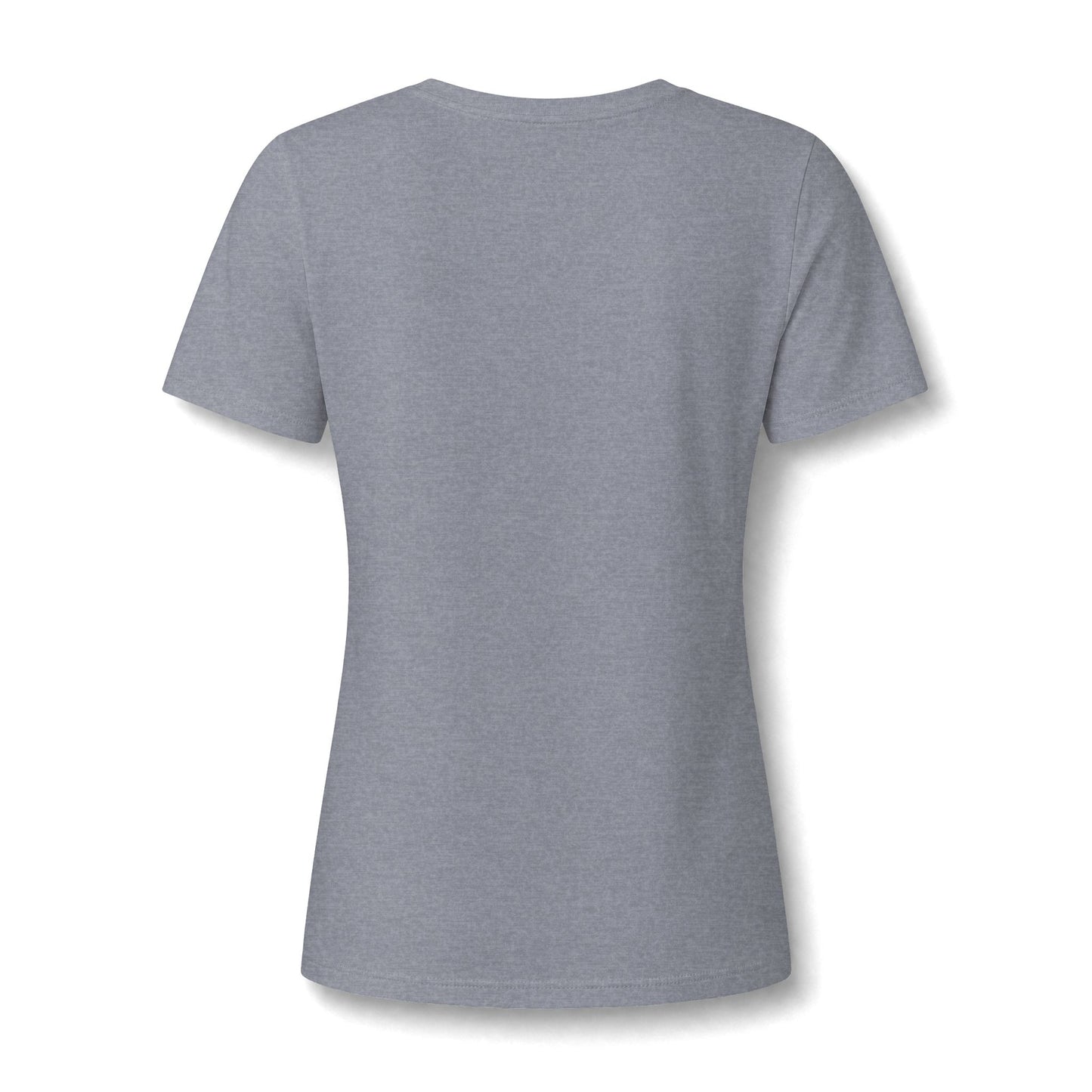 Women's Cat Mama V-Neck Tee — Cute Mom Cat and Kittens Graphic