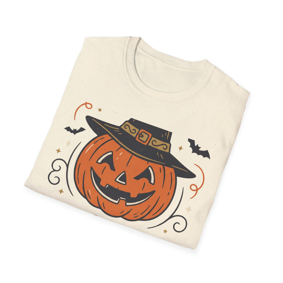 Spooky Season Pumpkin Tee — Jack-O'-Lantern Graphic Halloween T-Shirt