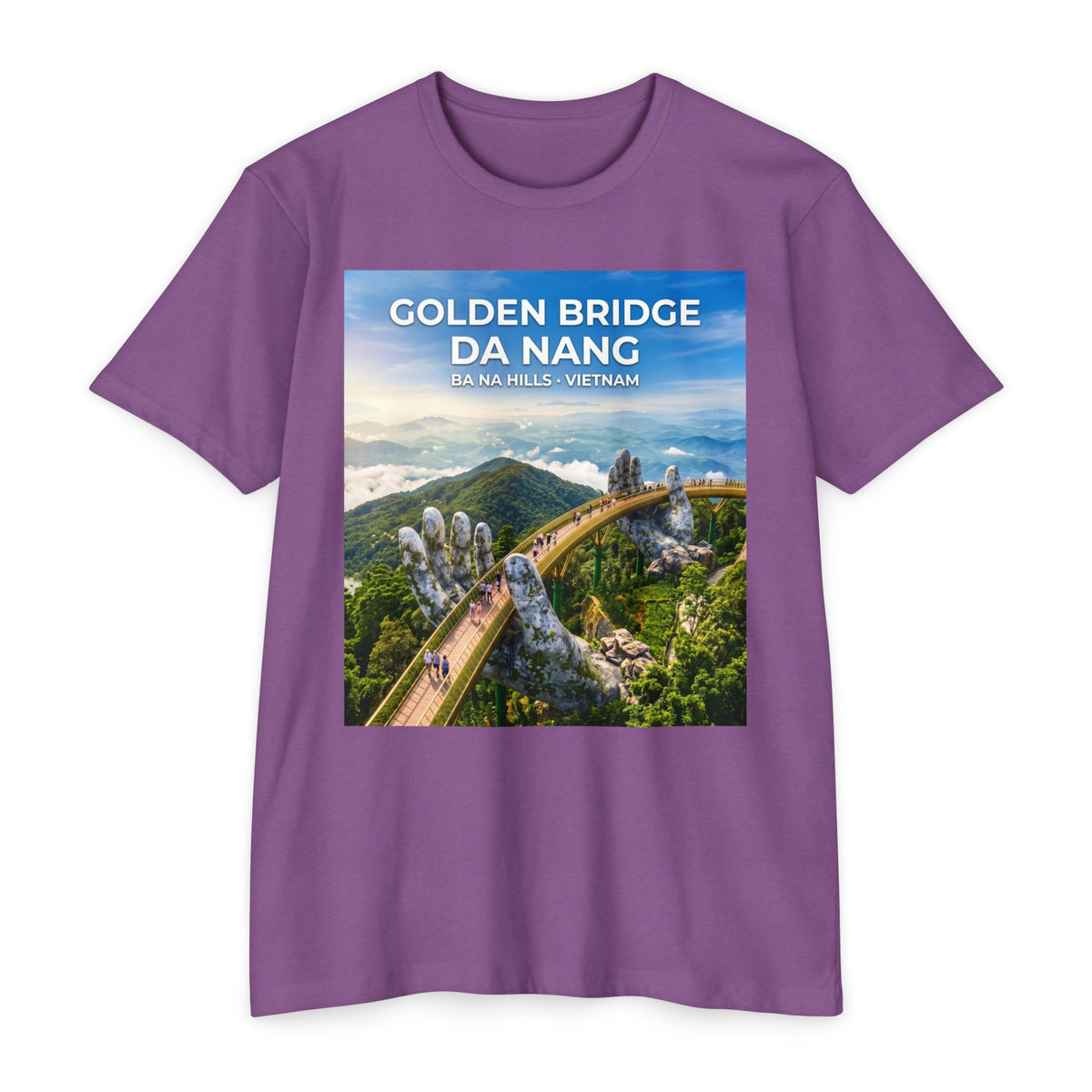 Golden Bridge Da Nang T-Shirt — Vietnam Travel Souvenir Tee