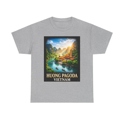 Huong Pagoda Vietnam Tee — Scenic Travel Poster T-Shirt