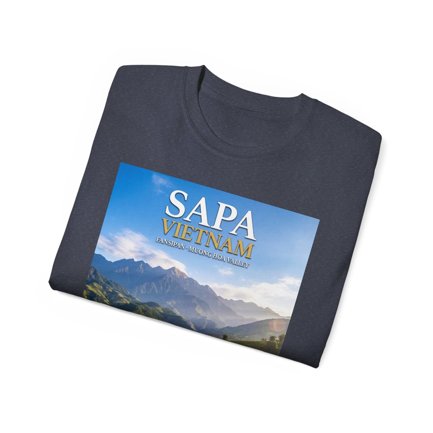 Sapa Vietnam Scenic Tee — Terraced Rice Field Travel T‑Shirt