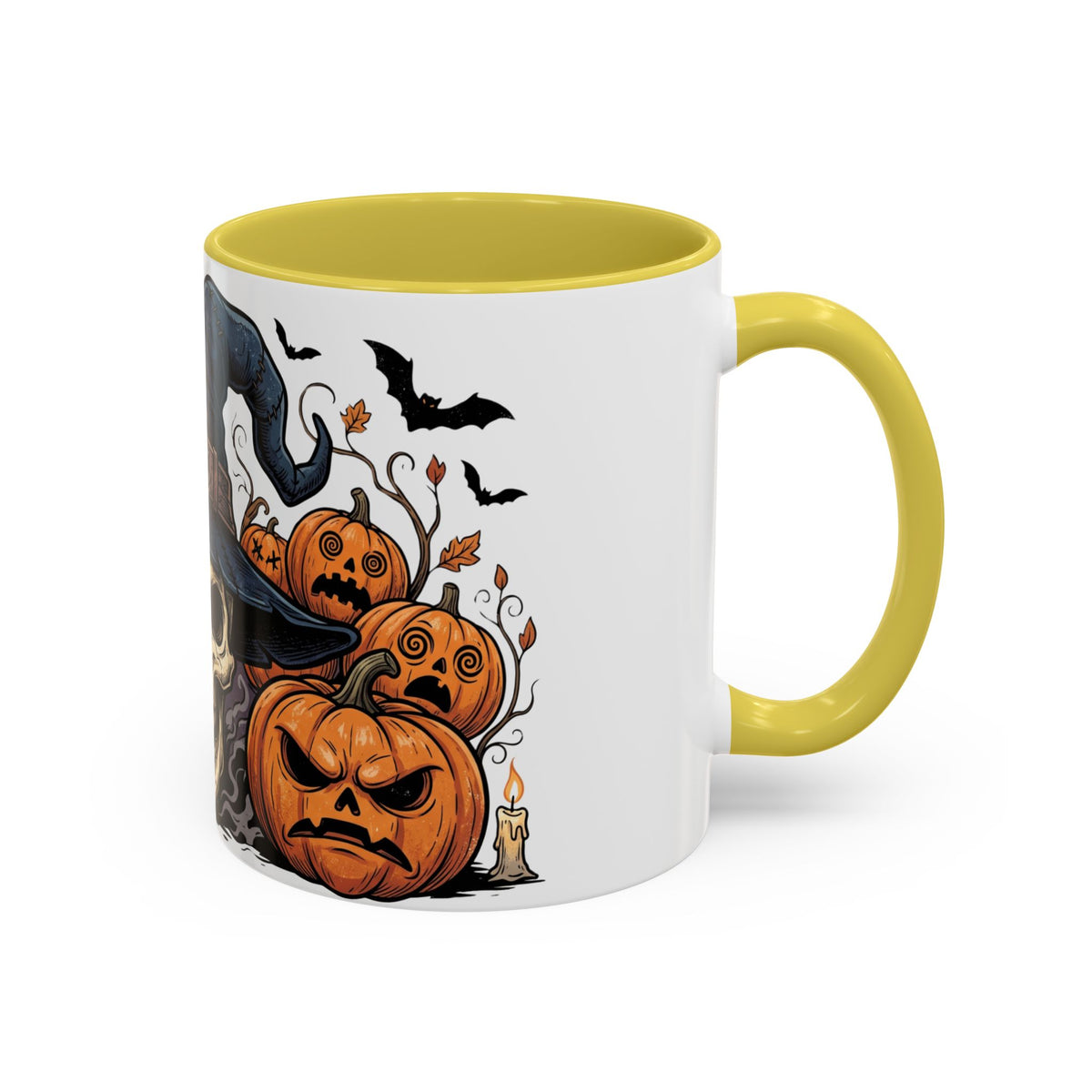 Halloween Skull & Jack-o'-Lantern Mug (11oz/15oz)