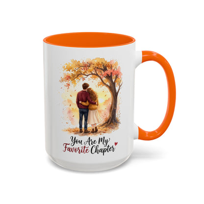 You Are My Favorite Chapter Romantic Autumn Coffee Mug