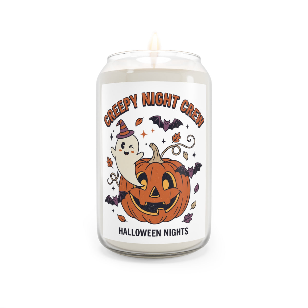 Halloween Nights Scented Soy Candle — "Creepy Night Crew" 13.75oz
