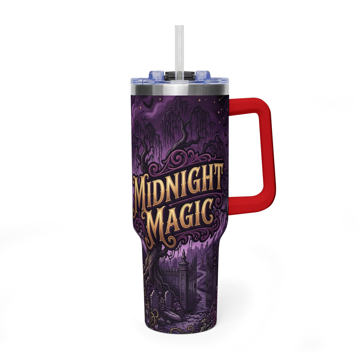 40oz Halloween Haunted Castle Thermal Tumbler
