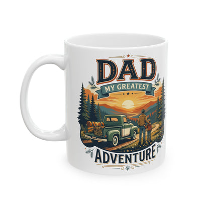 Adventure Awaits Nature Landscape Ceramic Mug