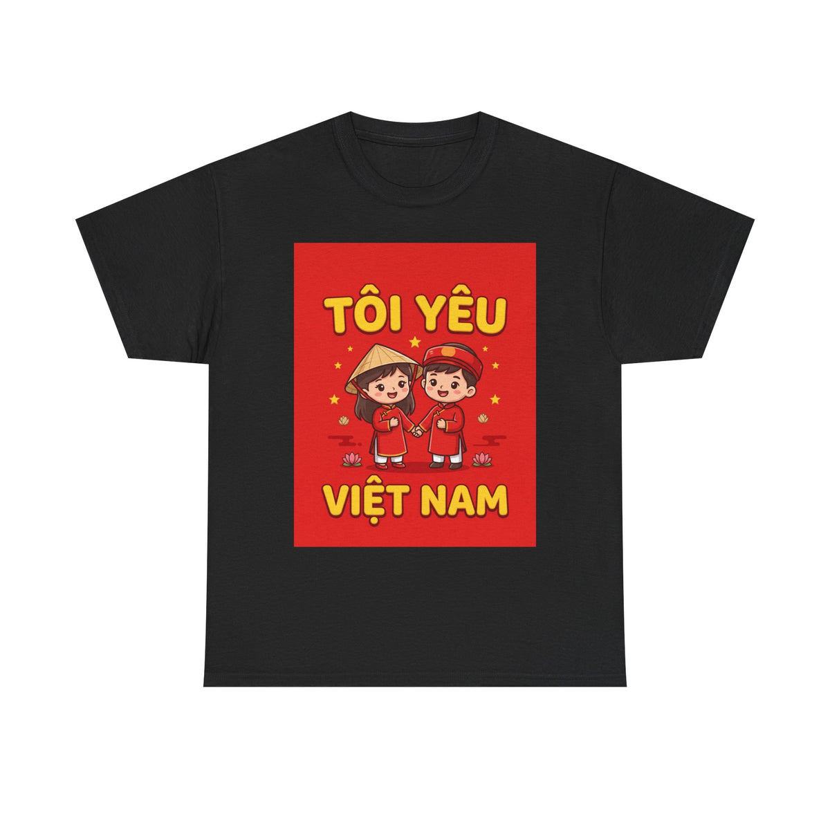 T-Shirt - "Tôi Yêu Việt Nam" Cute Couple Vietnam Pride Tee