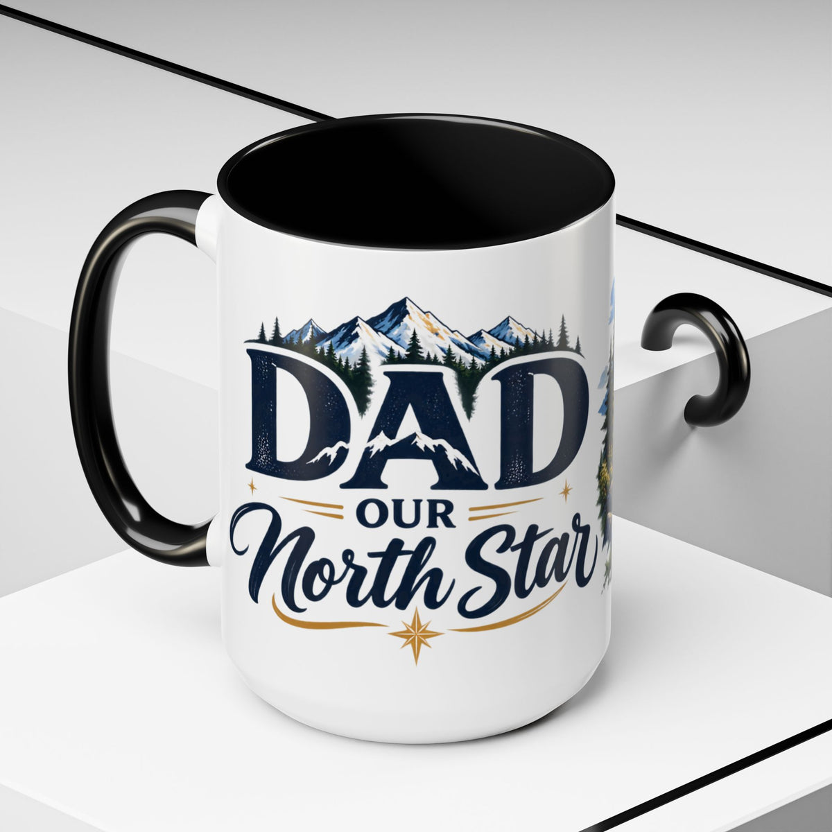 Adventure Compass Mountain Coffee Mug